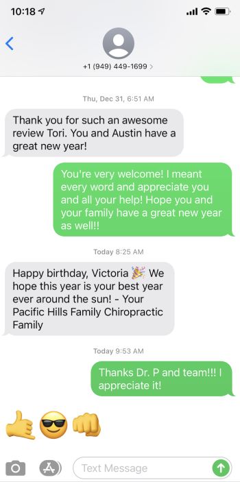 Birthday Text